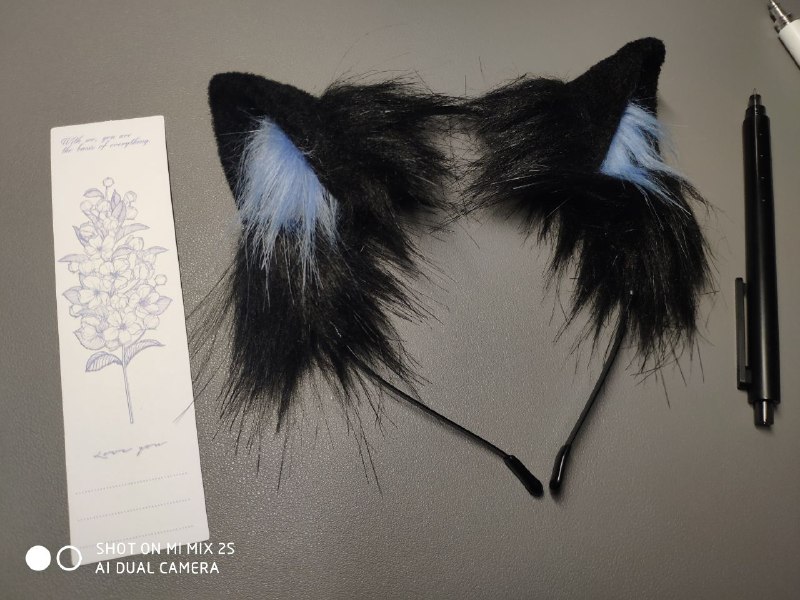 猫猫耳朵！（附书签一张~）