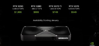 NVIDIA 正式发布 GeForce RTX 50 系列产品，宣称 $549 的RTX 5070 性能比肩 RTX 4090桌面版1月发售，移动版3月上市https://www.cool3c.com/~https://videocardz.com/~