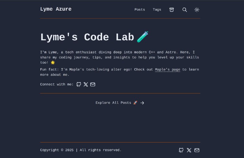分身已创建😉 (wink~)// 包括 SSH + GPG 配置link: lyme.saroprock.com分身已创建😉 (wink~)// 包括 SSH + GPG 配置link: lyme.saroprock.com