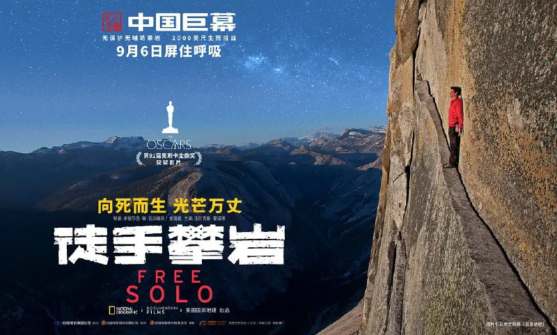 徒手攀岩FreeSolo（2018）