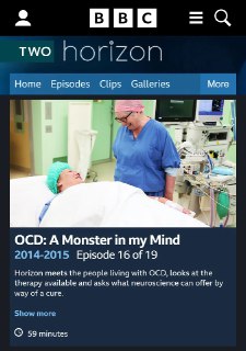 名称：强迫症·心魔 OCD A Monster in My Mind (2015)描述：我们大多数人认为强迫症 （OCD） 只是过于挑剔的整理。但实际上要严重得多。夸克：https://pan.quark.cn/s/4f56ab100db0阿里：https://www.alipan.com/s/v1eQnyVgQ2D大小：NG标签：#纪录片
