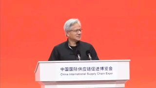 英伟达创始人黄仁勋 有一点紧张