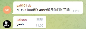 #MDSSCLOUD #Catnet已正式宣布更换运营团队#MDSSCLOUD #Catnet已正式宣布更换运营团队