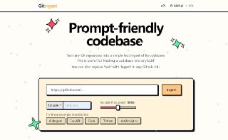 🗣GitIngest：将GitHub仓库转换为LLM友好的文本摘要工具，支持通过修改URL快速生成代码库的文本摘要和统计信息🏷标签：#网站 #源码 #github #llm👉链接：https://www.appmiu.com/29738.html